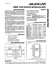 DataSheet MAX7645A pdf